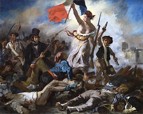 Liberty Leading the People, 1830, Eugène Delacroix