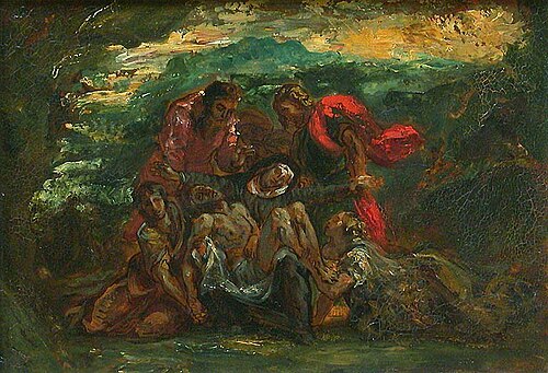Pieta, 1843, Eugène Delacroix