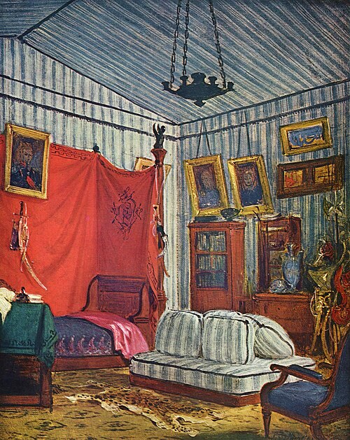 L'appartement du comte de Mornay, 1833, Eugène Delacroix