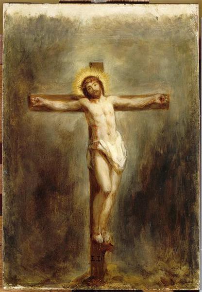 Le Christ en croix, 1848, Eugène Delacroix