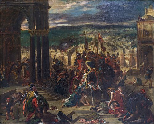 Prise de Constantinople par les Croisés, 1852, Eugène Delacroix