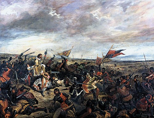 (King John at the) Battle of Poitiers, 1830, Eugène Delacroix