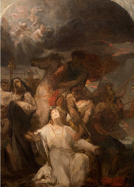 The Martyrdom of Saint Sulpicius, 1850, Eugène Delacroix