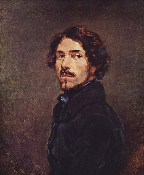 Self portrait, 1860, Eugène Delacroix