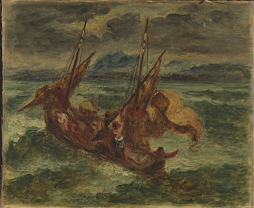 Christ on the Sea of Galilee, 1854, Eugène Delacroix