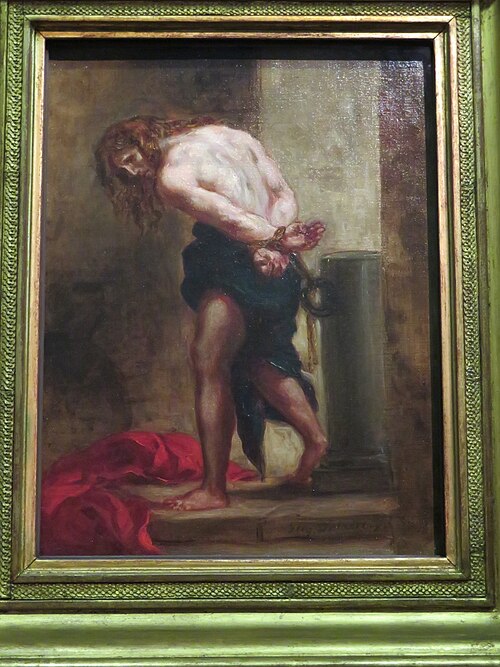 Christ at the Column, 1849, Eugène Delacroix