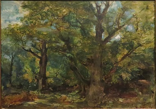 Sous-bois, environs de Sénart, 1850, Eugène Delacroix