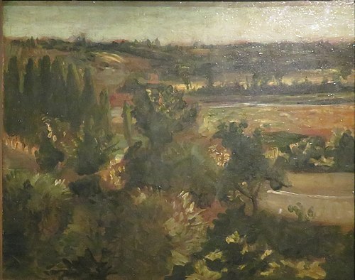 Paysage à Champrosay, 1849, Eugène Delacroix