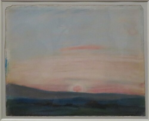 Vaste plaine sous un grand ciel, au soleil couchant, 1849, Eugène Delacroix