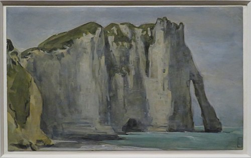 Falaises à Étretat, 1849, Eugène Delacroix