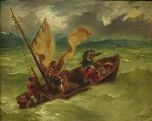 Christ on the Sea of Galilee, 1853, Eugène Delacroix