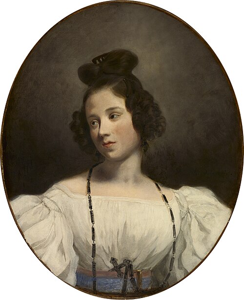 Mlle. Alexandrine-Julie de la Boutraye, 1827, Eugène Delacroix