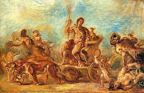 The Triumph of Bacchus, 1861, Eugène Delacroix