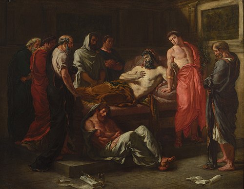 Dernières Paroles de l’empereur Marc Aurèle, 1844, Eugène Delacroix