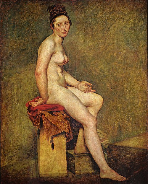 Mademoiselle Rose, 1821, Eugène Delacroix
