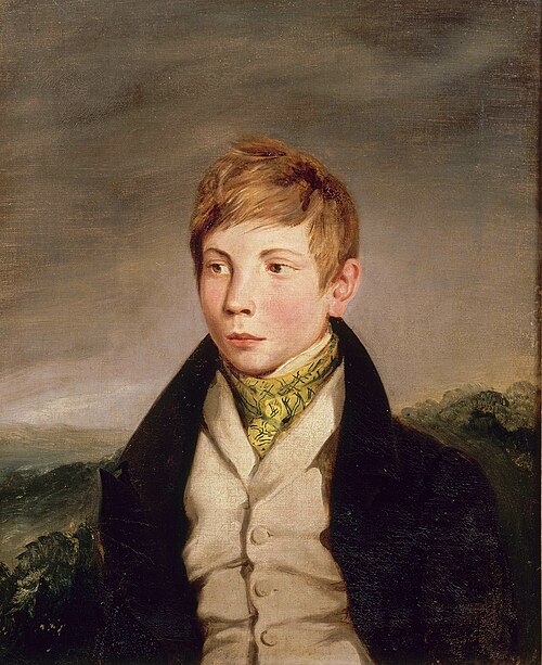 Portrait d'Auguste Richard de La Hautière, 1828, Eugène Delacroix