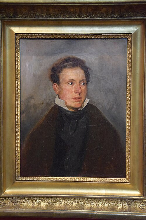 Portrait de Thalès Fielding, 1825, Eugène Delacroix