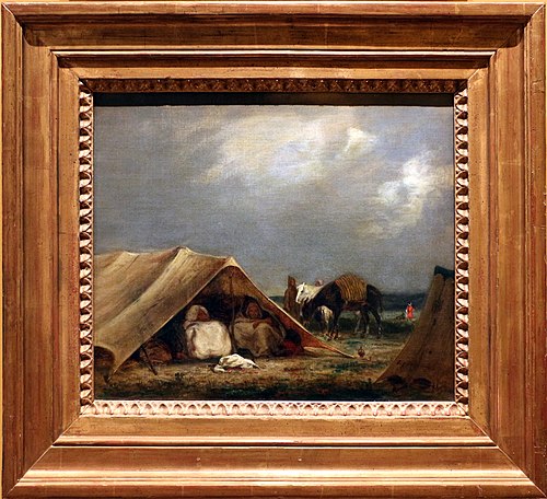 Arab Encampment, 1839, Eugène Delacroix