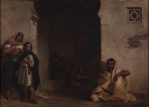 Street in Meknes, 1832, Eugène Delacroix