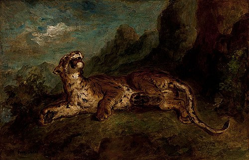 Tiger, , Eugène Delacroix