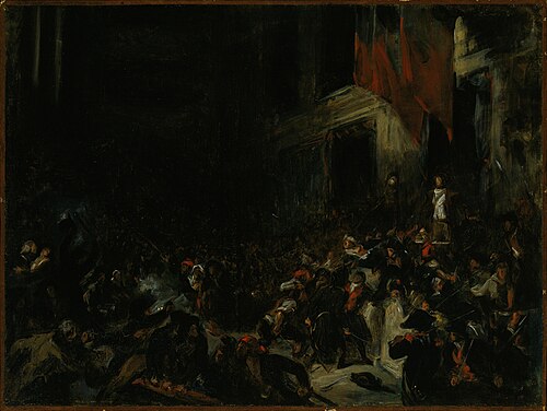 Boissy d’Anglas à la Convention, 1831, Eugène Delacroix