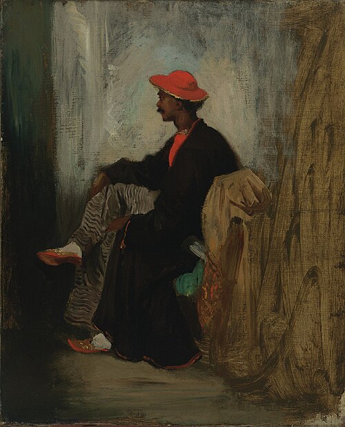 Study of a Calcutta Indian, 1820, Eugène Delacroix