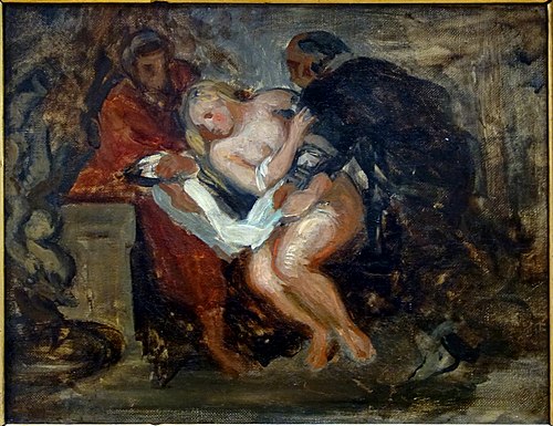 Susannah and the Elders, 1841, Eugène Delacroix