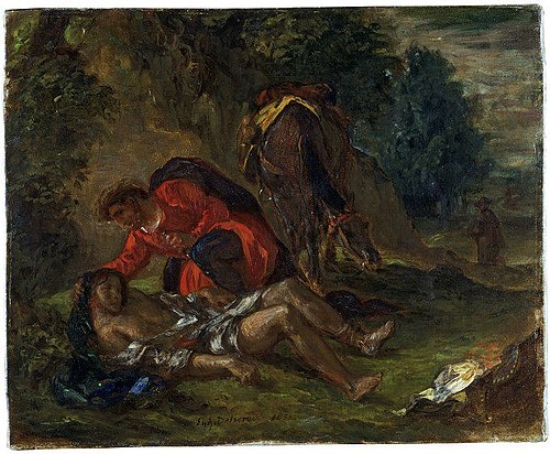 The Good Samaritan, 1852, Eugène Delacroix