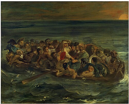 The Shipwreck of Don Juan, 1840, Eugène Delacroix