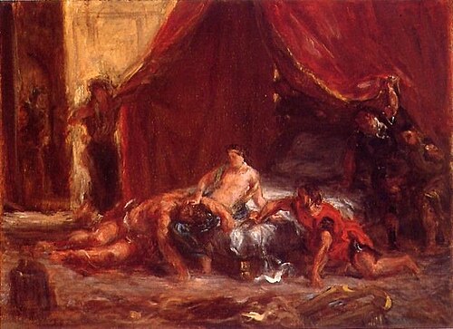 Samson et Dalila, 1849, Eugène Delacroix
