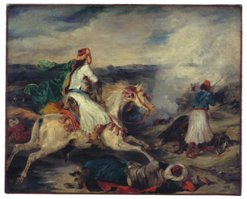 Combat du Giaour et du pacha, 1826, Eugène Delacroix