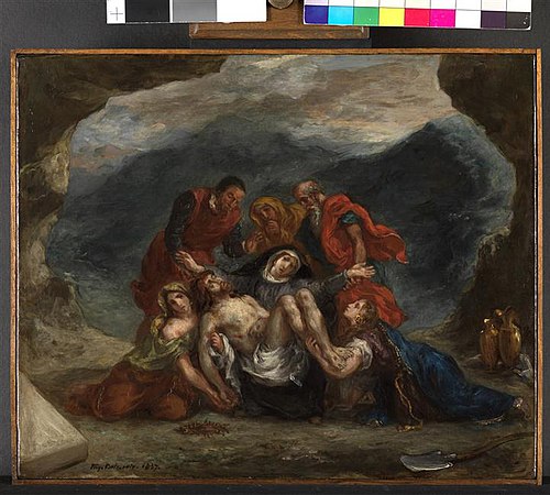 La Déploration du Christ, 1857, Eugène Delacroix