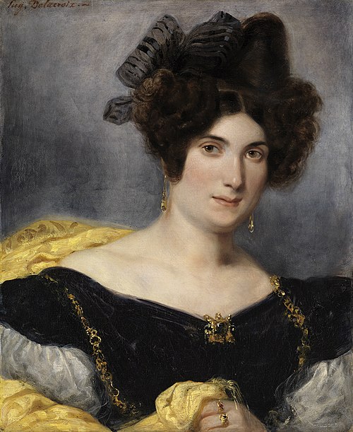 Portrait of Madame François Simon, 1829, Eugène Delacroix
