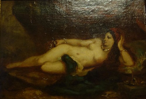 Odalisque, , Eugène Delacroix