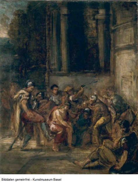 Le Christ au prétoire, 1849, Eugène Delacroix