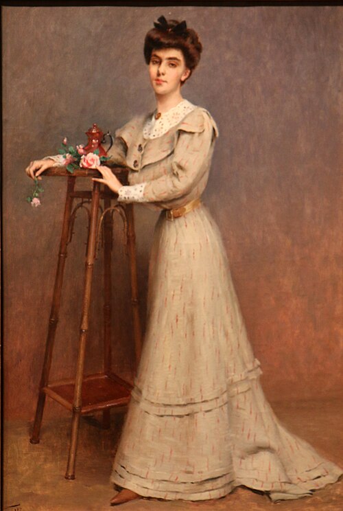 Femme à la sellette, , Octave Gallian