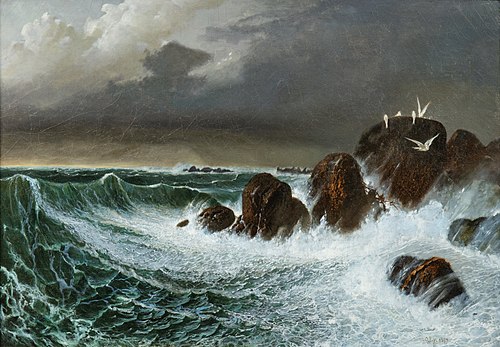 Seagulls in the Storm, , Octave Penguilly L'Haridon