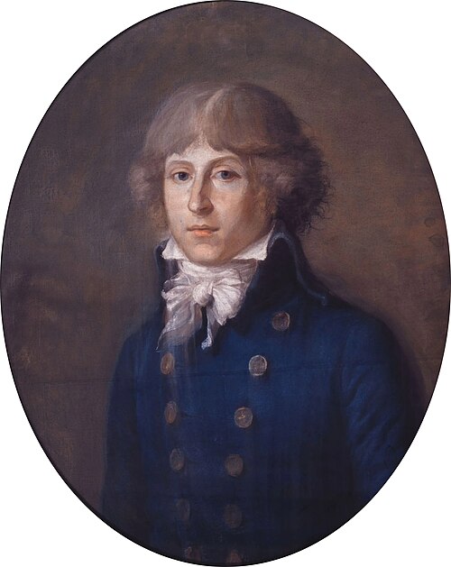 portrait présumé de Louis-Antoine de Saint-Just, 1793, Angélique-Louise Verrier-Maill