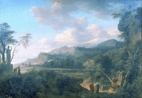 Cicéron découvrant le tombeau d'Archimède, 1787, Pierre-Henri de Valenciennes