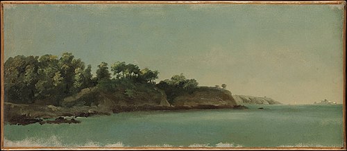 The Banks of the Rance, Brittany, 1802, Pierre-Henri de Valenciennes