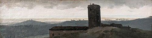 Le Palais de Nemi, 1800, Pierre-Henri de Valenciennes