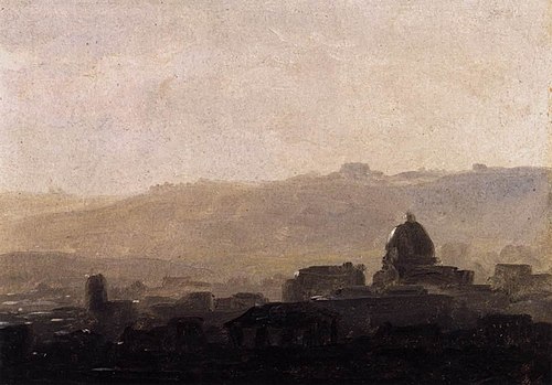 View of Rome in the Morning., 1800, Pierre-Henri de Valenciennes