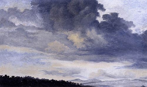 Rome: Study of Clouds, 1800, Pierre-Henri de Valenciennes