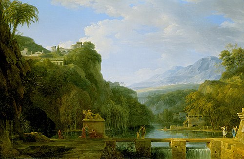Landscape of Ancient Greece, 1786, Pierre-Henri de Valenciennes