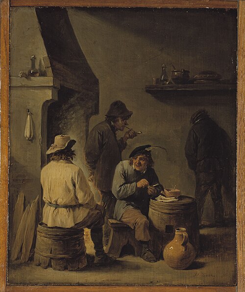 La tabagie, 1645, David Teniers le Jeune
