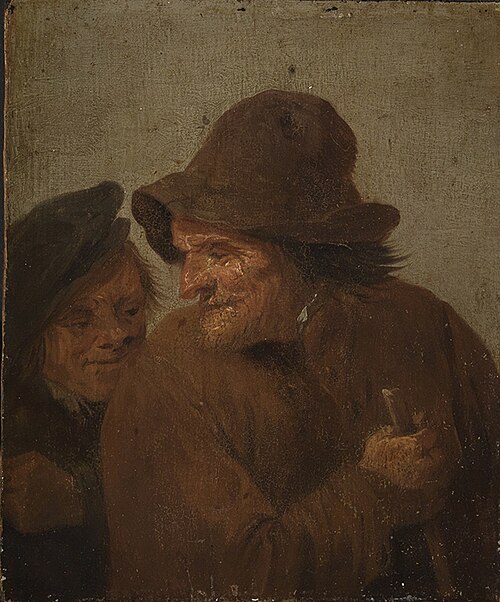 Two peasants, 1657, David Teniers le Jeune
