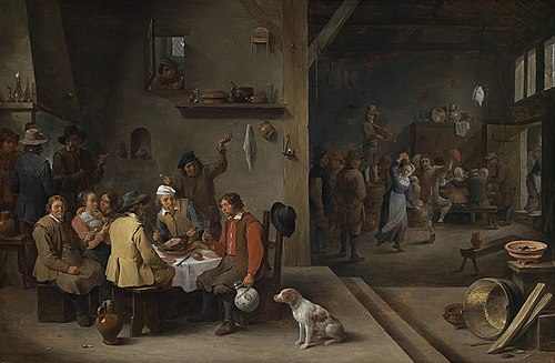 In the tavern, 1648, David Teniers le Jeune