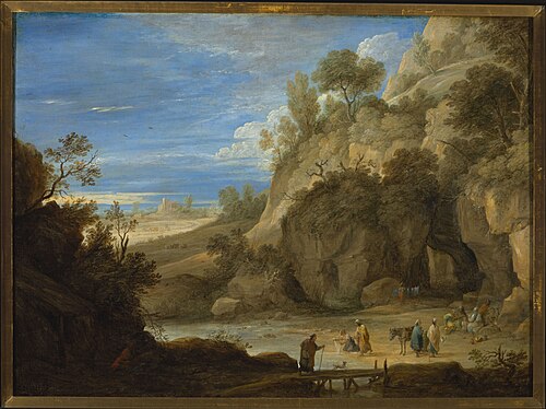 Landscape with a Gipsy camp, 1641, David Teniers le Jeune