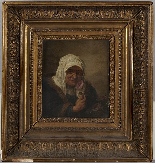 Old Lady with Rose, , David Teniers le Jeune