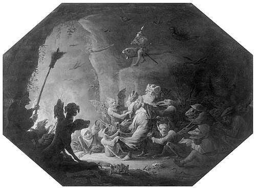 The torture of the rich man in purgatory, 1650, David Teniers le Jeune